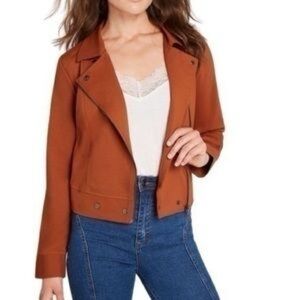 Modcloth Burnt Orange lightweight jacket size Large